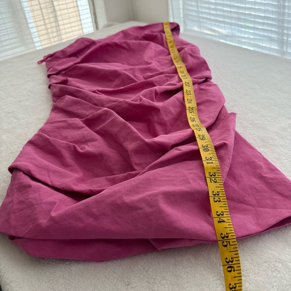 A.L.C. Carina Cold Shoulder Mini Dress Rosario Pink Purple Size 14 Plus - Picture 12 of 12